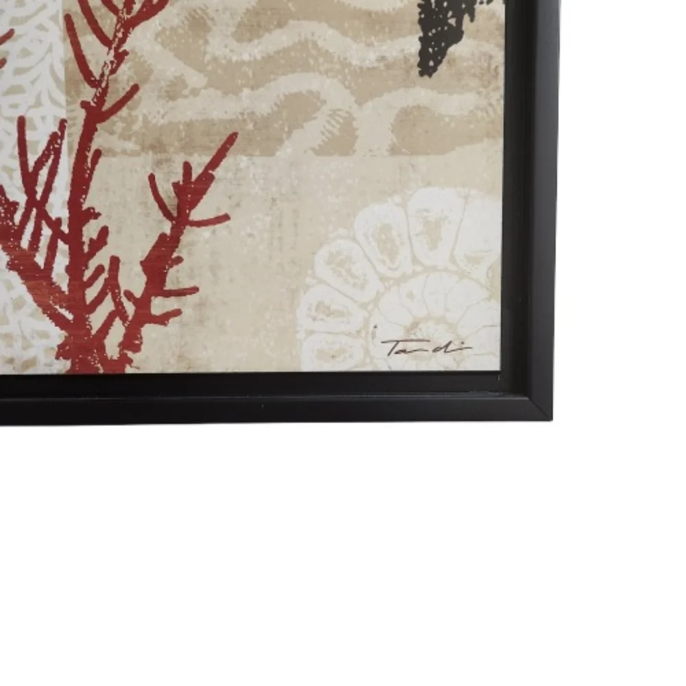 Tandi Venter Coral Impressions Framed Canvas Wall Art